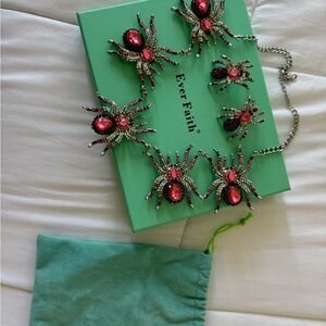 Spider Necklace with earrings